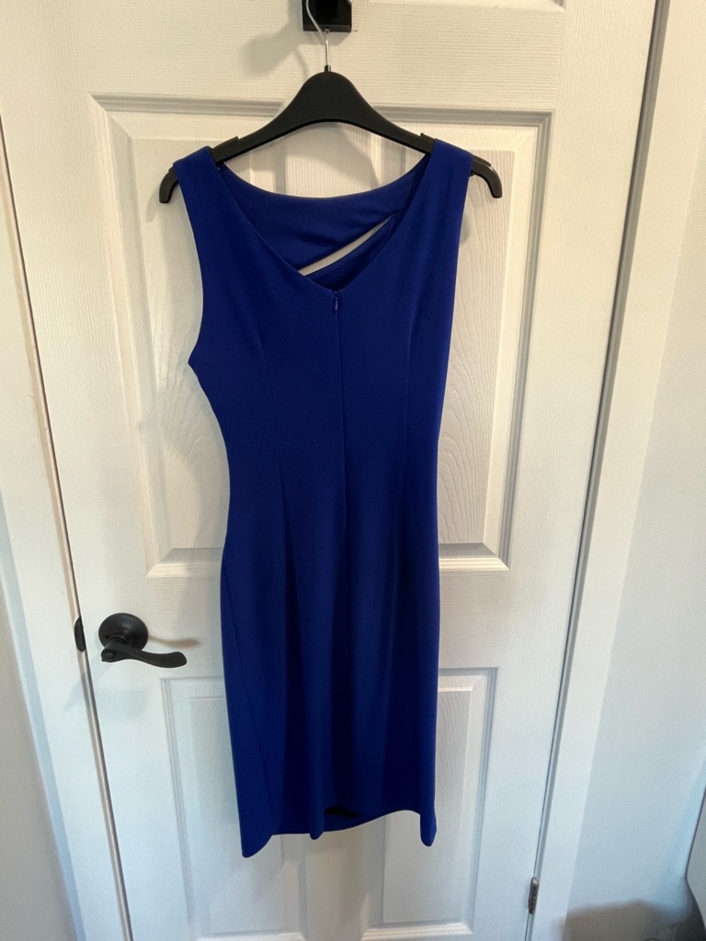 Joseph Ribkoff Sleeveless Cobalt Blue Sheath Dress